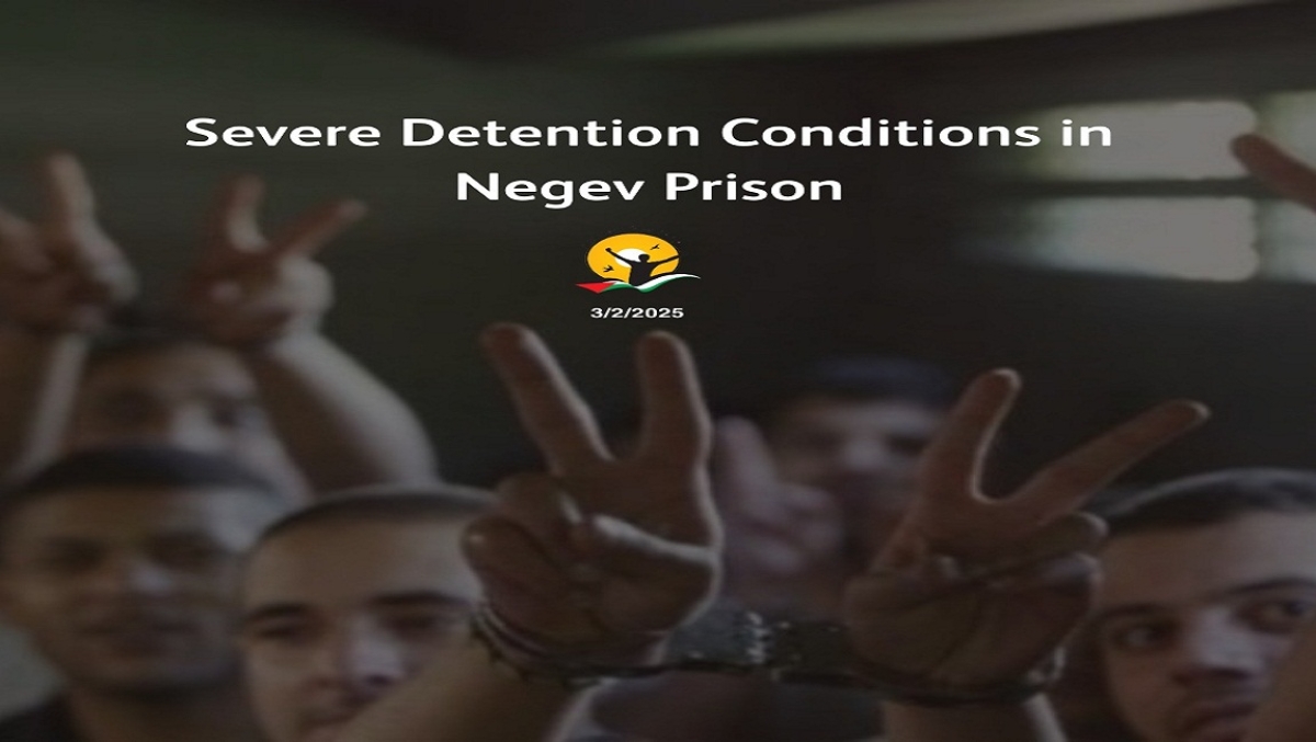 Severe Detention Conditions in Negev Prison